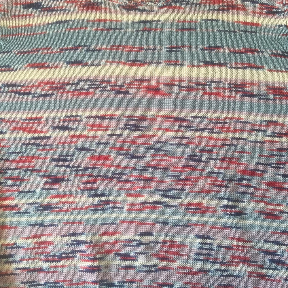 Striped Geometric Sweater - Picture 2 of 4